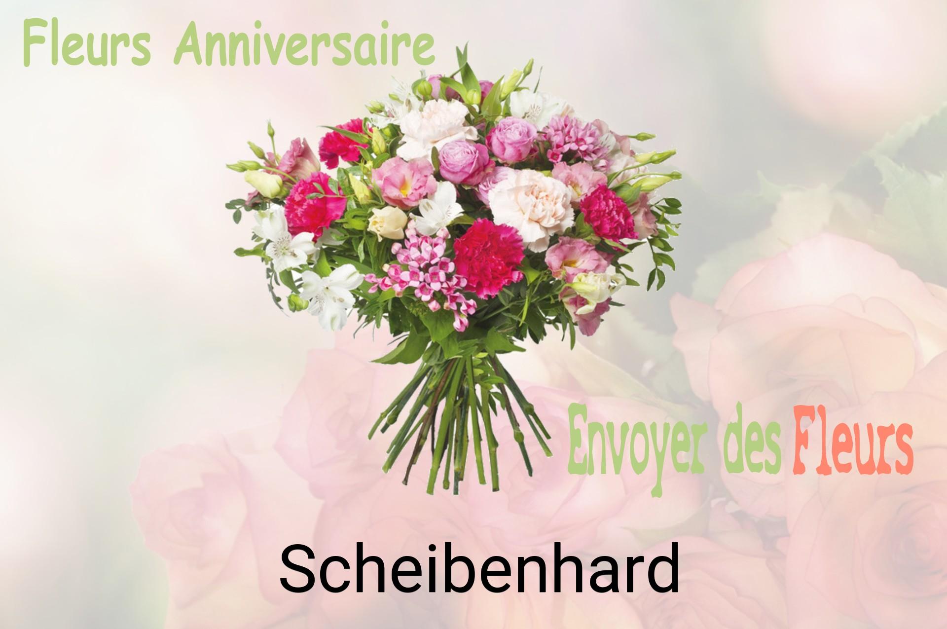 Bouquet de fleurs d’anniversaire livré à Scheibenhard